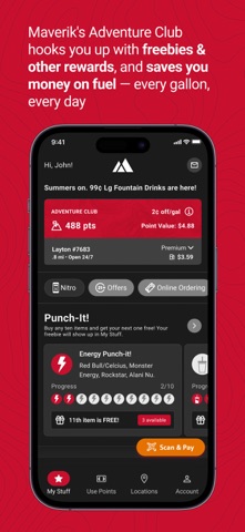 Maverik Rewards App Store screenshot 1