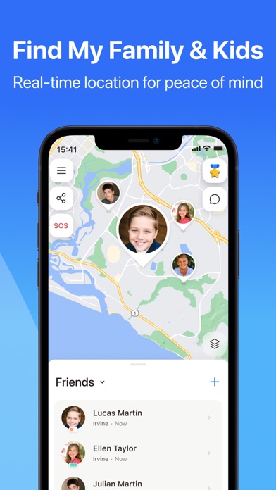 iSharing: GPS Location Tracker App Store screenshot 2