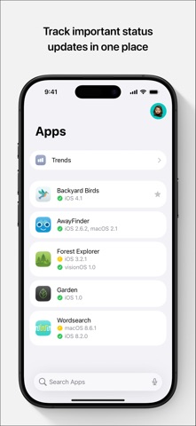 App Store Connect App Store screenshot 1