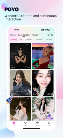 POYO-Live stream,Go Live App Store screenshot 1