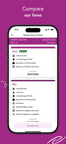 Volaris App Store screenshot 2