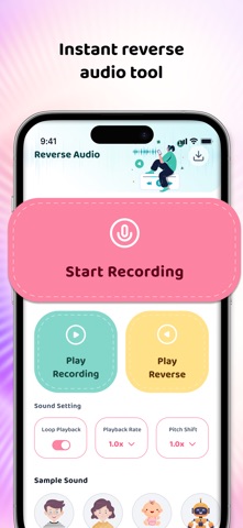 Reverse Audio: Funny Voice App Store screenshot 2