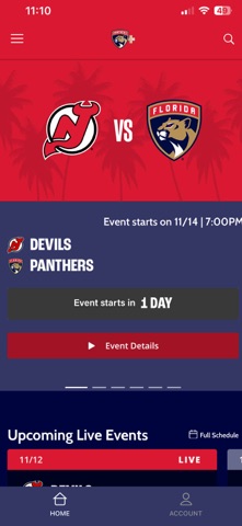 Panthers Plus App Store screenshot 1