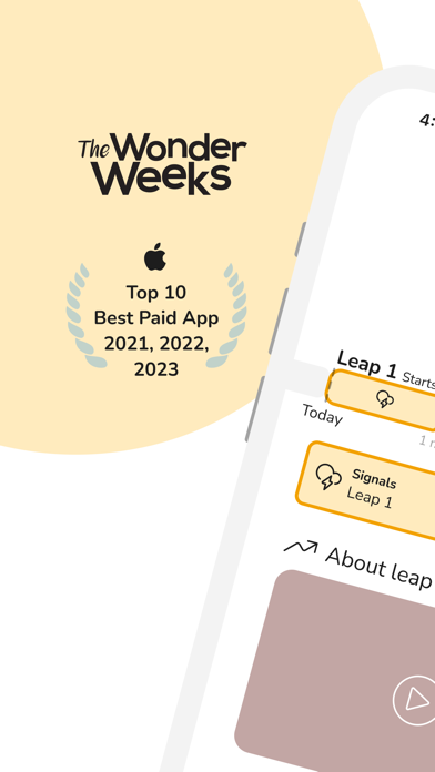 The Wonder Weeks - Baby leaps App Store screenshot 1