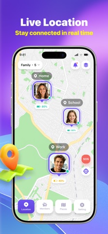 Locato: Family GPS Locator App Store screenshot 1
