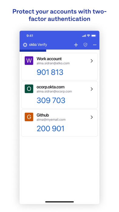 Okta Verify App Store screenshot 2
