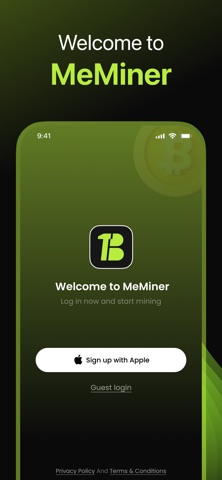 MeMiner: Cloud Mining App Store screenshot 1