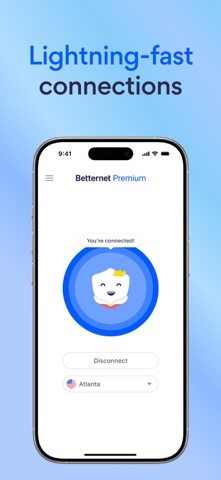 Betternet VPN: Fast Secure VPN App Store screenshot 2