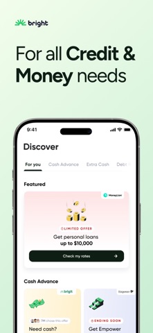 Bright: Loans & Credit Builder App Store screenshot 1