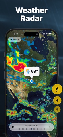 Weather Radar - NOAA Channel App Store screenshot 1
