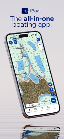 TZ iBoat – Marine Navigation App Store screenshot 1
