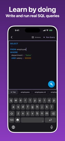 SQL Practice: Learn Database App Store screenshot 1