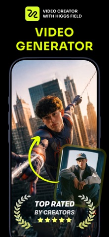 Video Creator with Higgs Field App Store screenshot 1
