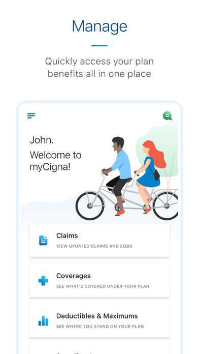 myCigna App Store screenshot 1
