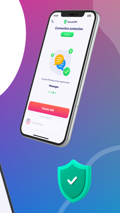 Secure VPN: Fast net locations App Store screenshot 2