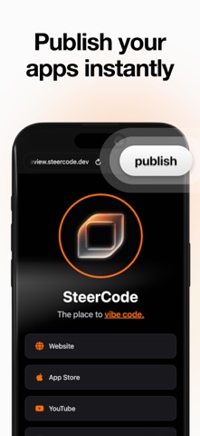 SteerCode: Vibe Coding Builder App Store screenshot 2