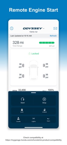 HondaLink App Store screenshot 1