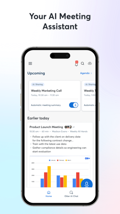 Otter Transcribe Voice Notes App Store screenshot 1