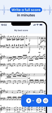 Flat: Sheet Music Maker & Tabs App Store screenshot 1
