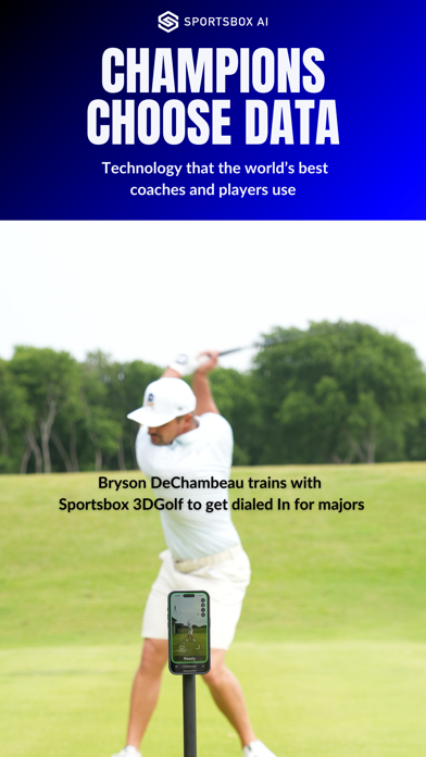 Sportsbox 3D Golf App Store screenshot 1