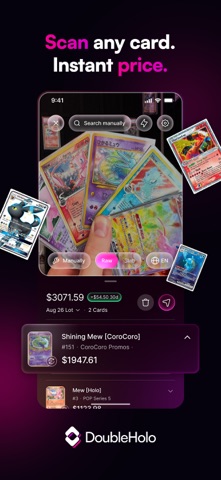 Double Holo: Card Scanner App Store screenshot 1