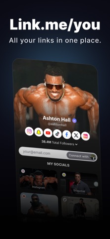 Linkme - Link in Bio Creator App Store screenshot 1