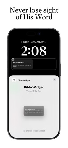 Bible Widget App Store screenshot 1