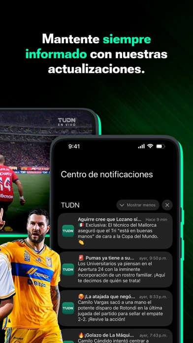 TUDN: TU Deportes Network App Store screenshot 2