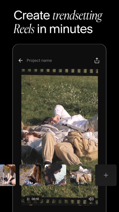 Unfold: Reels & Story Maker App Store screenshot 1