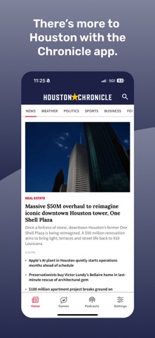 Houston Chronicle App Store screenshot 1