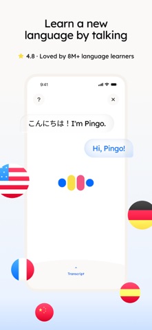 Language Learning: Pingo AI App Store screenshot 1