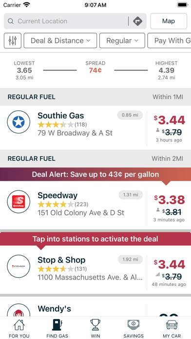 GasBuddy: Find & Pay for Gas App Store screenshot 2