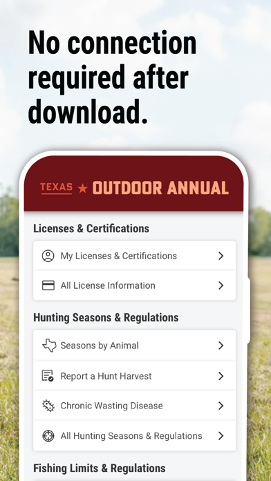 Texas Outdoor Annual App Store screenshot 2