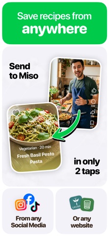 Miso - Recipe Keeper App Store screenshot 2