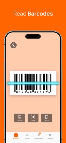 QR Code Reader＊Barcode Scanner App Store screenshot 2