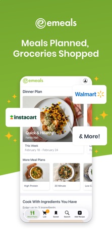 eMeals - Healthy Meal Plans App Store screenshot 1