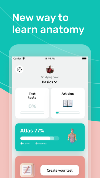 Easy Anatomy 3D with Voice AI App Store screenshot 1