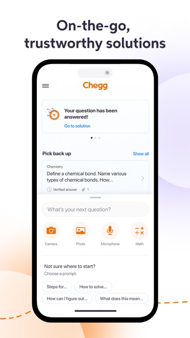 Chegg Study - Homework Help App Store screenshot 2