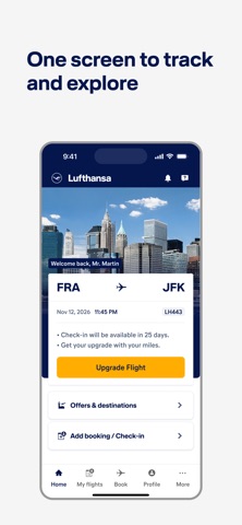 Lufthansa App Store screenshot 2