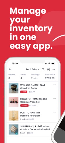 Sortly: Inventory Simplified App Store screenshot 1