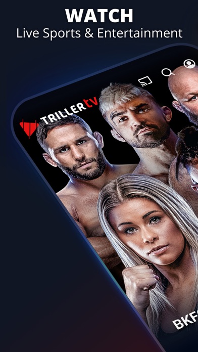 TrillerTV: Live Sports App Store screenshot 1