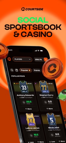 Courtside - Social Sportsbook App Store screenshot 2