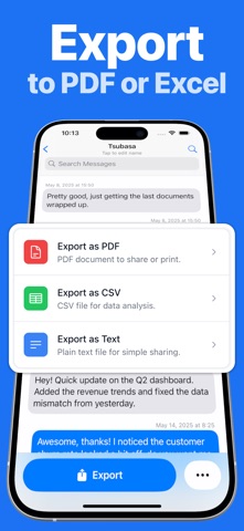 TextPort: Text Message Export App Store screenshot 2