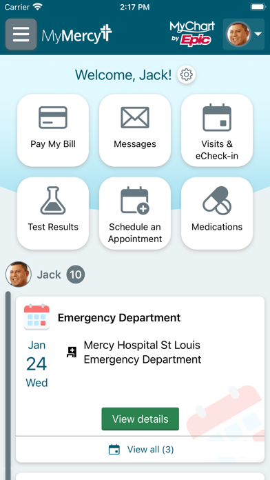 MyMercy App Store screenshot 1