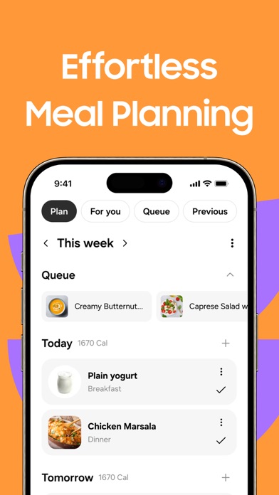 Samsung Food: Meal Planner App Store screenshot 2