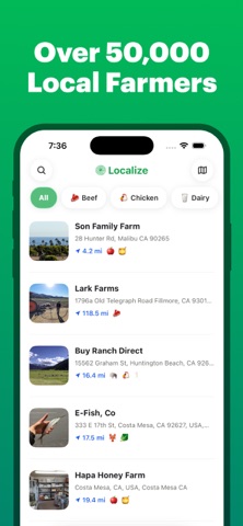 Localize - Farmers Market App Store screenshot 2