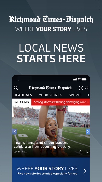 Richmond Times-Dispatch App Store screenshot 1