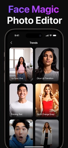 Face Magic - AI Photo Editor App Store screenshot 1