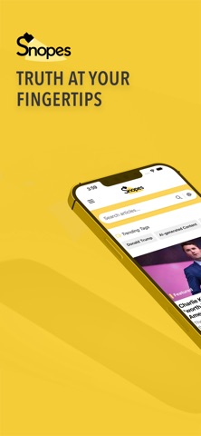 Snopes App Store screenshot 1