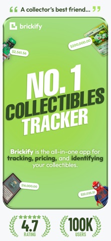 Brickify: Collection Tracker App Store screenshot 1